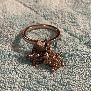 Authentic Coach Multi-Star and Rhinestone Fashion Ring